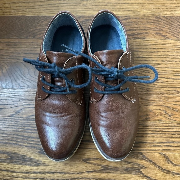 Kids Mens Brown Leather Shoes size 5 - Picture 12 of 12